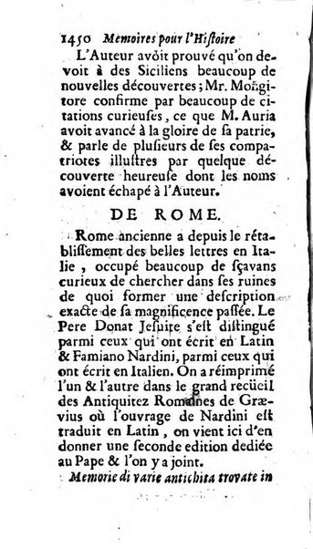 Mémoires pour l'histoire des sciences & des beaux-arts recüeillies par l'ordre de Son Altesse Serenissime Monseigneur Prince souverain de Dombes