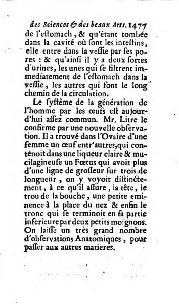 Mémoires pour l'histoire des sciences & des beaux-arts recüeillies par l'ordre de Son Altesse Serenissime Monseigneur Prince souverain de Dombes