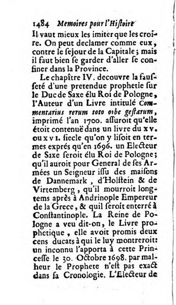 Mémoires pour l'histoire des sciences & des beaux-arts recüeillies par l'ordre de Son Altesse Serenissime Monseigneur Prince souverain de Dombes