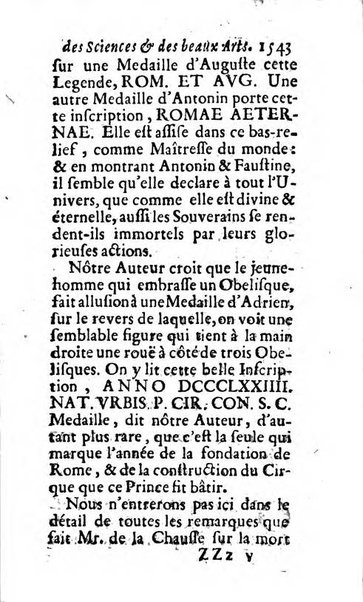 Mémoires pour l'histoire des sciences & des beaux-arts recüeillies par l'ordre de Son Altesse Serenissime Monseigneur Prince souverain de Dombes