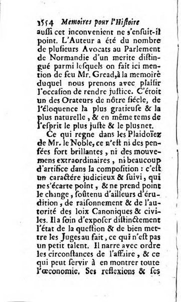 Mémoires pour l'histoire des sciences & des beaux-arts recüeillies par l'ordre de Son Altesse Serenissime Monseigneur Prince souverain de Dombes