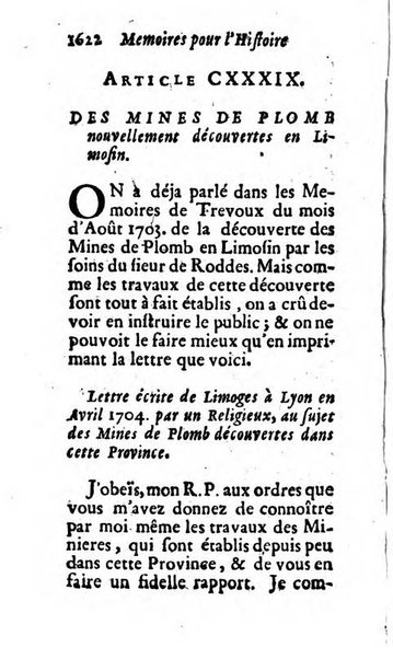 Mémoires pour l'histoire des sciences & des beaux-arts recüeillies par l'ordre de Son Altesse Serenissime Monseigneur Prince souverain de Dombes