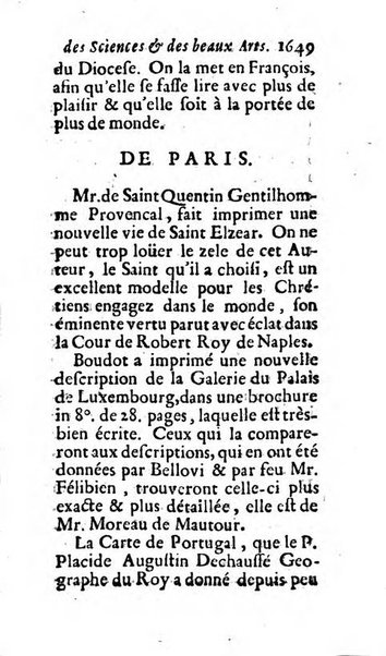 Mémoires pour l'histoire des sciences & des beaux-arts recüeillies par l'ordre de Son Altesse Serenissime Monseigneur Prince souverain de Dombes