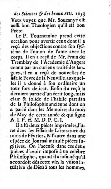 Mémoires pour l'histoire des sciences & des beaux-arts recüeillies par l'ordre de Son Altesse Serenissime Monseigneur Prince souverain de Dombes