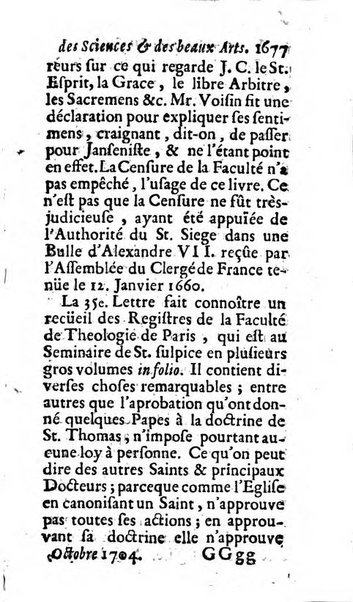 Mémoires pour l'histoire des sciences & des beaux-arts recüeillies par l'ordre de Son Altesse Serenissime Monseigneur Prince souverain de Dombes