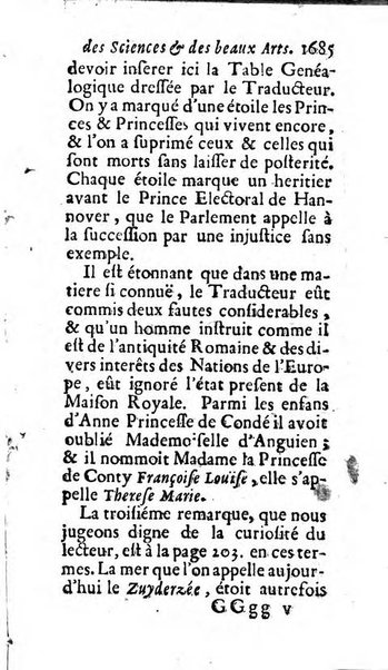 Mémoires pour l'histoire des sciences & des beaux-arts recüeillies par l'ordre de Son Altesse Serenissime Monseigneur Prince souverain de Dombes