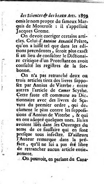 Mémoires pour l'histoire des sciences & des beaux-arts recüeillies par l'ordre de Son Altesse Serenissime Monseigneur Prince souverain de Dombes