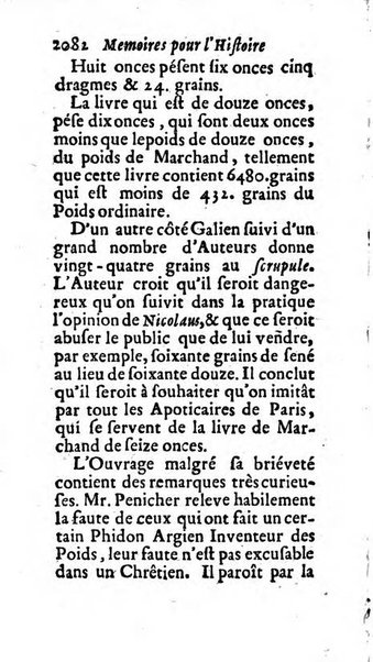 Mémoires pour l'histoire des sciences & des beaux-arts recüeillies par l'ordre de Son Altesse Serenissime Monseigneur Prince souverain de Dombes