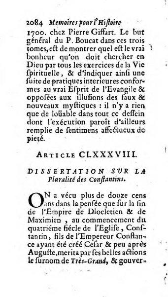 Mémoires pour l'histoire des sciences & des beaux-arts recüeillies par l'ordre de Son Altesse Serenissime Monseigneur Prince souverain de Dombes