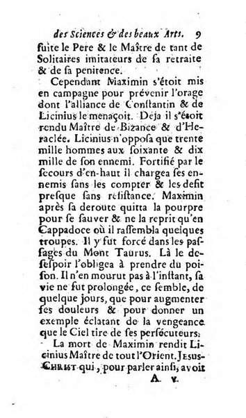 Mémoires pour l'histoire des sciences & des beaux-arts recüeillies par l'ordre de Son Altesse Serenissime Monseigneur Prince souverain de Dombes