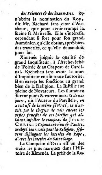 Mémoires pour l'histoire des sciences & des beaux-arts recüeillies par l'ordre de Son Altesse Serenissime Monseigneur Prince souverain de Dombes