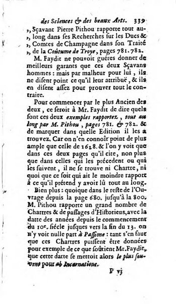 Mémoires pour l'histoire des sciences & des beaux-arts recüeillies par l'ordre de Son Altesse Serenissime Monseigneur Prince souverain de Dombes