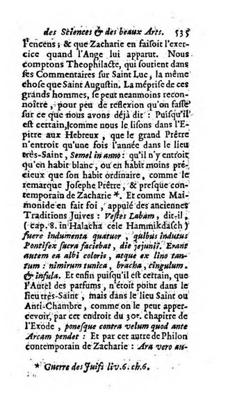 Mémoires pour l'histoire des sciences & des beaux-arts recüeillies par l'ordre de Son Altesse Serenissime Monseigneur Prince souverain de Dombes