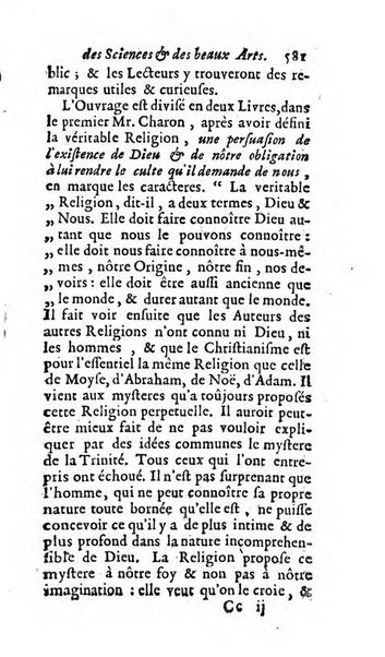 Mémoires pour l'histoire des sciences & des beaux-arts recüeillies par l'ordre de Son Altesse Serenissime Monseigneur Prince souverain de Dombes