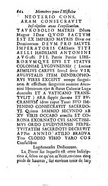 Mémoires pour l'histoire des sciences & des beaux-arts recüeillies par l'ordre de Son Altesse Serenissime Monseigneur Prince souverain de Dombes