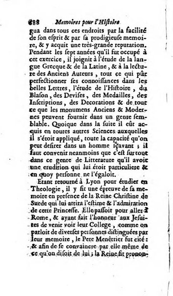 Mémoires pour l'histoire des sciences & des beaux-arts recüeillies par l'ordre de Son Altesse Serenissime Monseigneur Prince souverain de Dombes