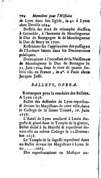 Mémoires pour l'histoire des sciences & des beaux-arts recüeillies par l'ordre de Son Altesse Serenissime Monseigneur Prince souverain de Dombes