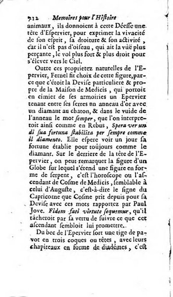 Mémoires pour l'histoire des sciences & des beaux-arts recüeillies par l'ordre de Son Altesse Serenissime Monseigneur Prince souverain de Dombes