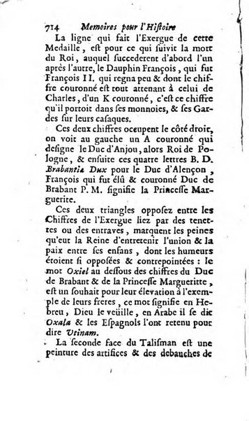 Mémoires pour l'histoire des sciences & des beaux-arts recüeillies par l'ordre de Son Altesse Serenissime Monseigneur Prince souverain de Dombes