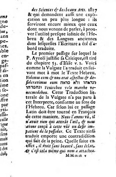 Mémoires pour l'histoire des sciences & des beaux-arts recüeillies par l'ordre de Son Altesse Serenissime Monseigneur Prince souverain de Dombes