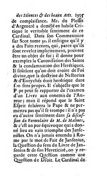 Mémoires pour l'histoire des sciences & des beaux-arts recüeillies par l'ordre de Son Altesse Serenissime Monseigneur Prince souverain de Dombes