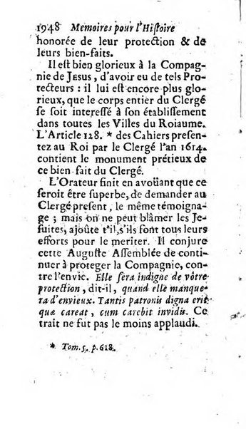 Mémoires pour l'histoire des sciences & des beaux-arts recüeillies par l'ordre de Son Altesse Serenissime Monseigneur Prince souverain de Dombes