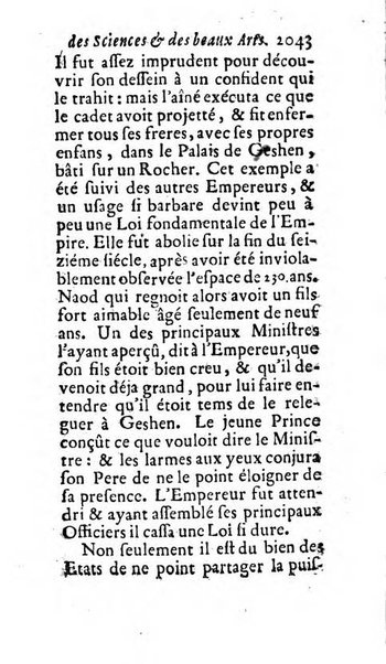 Mémoires pour l'histoire des sciences & des beaux-arts recüeillies par l'ordre de Son Altesse Serenissime Monseigneur Prince souverain de Dombes