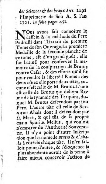 Mémoires pour l'histoire des sciences & des beaux-arts recüeillies par l'ordre de Son Altesse Serenissime Monseigneur Prince souverain de Dombes