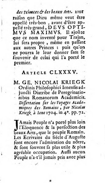 Mémoires pour l'histoire des sciences & des beaux-arts recüeillies par l'ordre de Son Altesse Serenissime Monseigneur Prince souverain de Dombes