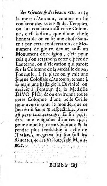 Mémoires pour l'histoire des sciences & des beaux-arts recüeillies par l'ordre de Son Altesse Serenissime Monseigneur Prince souverain de Dombes