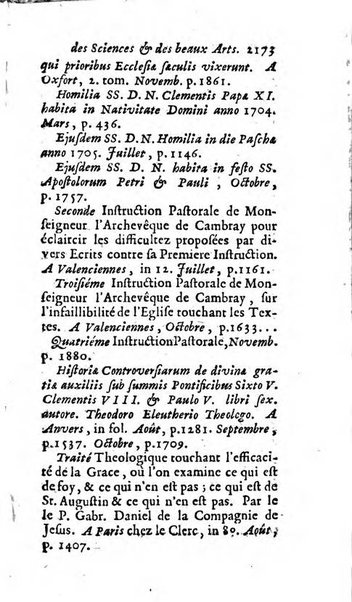 Mémoires pour l'histoire des sciences & des beaux-arts recüeillies par l'ordre de Son Altesse Serenissime Monseigneur Prince souverain de Dombes