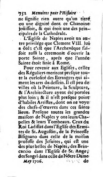 Mémoires pour l'histoire des sciences & des beaux-arts recüeillies par l'ordre de Son Altesse Serenissime Monseigneur Prince souverain de Dombes