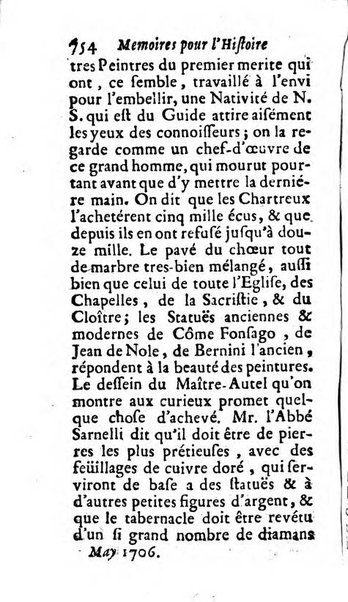 Mémoires pour l'histoire des sciences & des beaux-arts recüeillies par l'ordre de Son Altesse Serenissime Monseigneur Prince souverain de Dombes