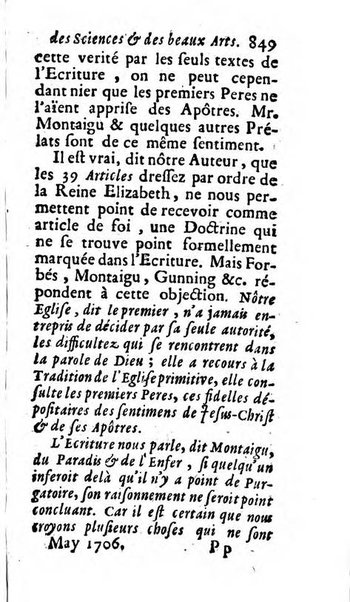 Mémoires pour l'histoire des sciences & des beaux-arts recüeillies par l'ordre de Son Altesse Serenissime Monseigneur Prince souverain de Dombes