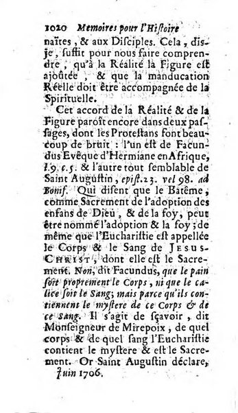 Mémoires pour l'histoire des sciences & des beaux-arts recüeillies par l'ordre de Son Altesse Serenissime Monseigneur Prince souverain de Dombes