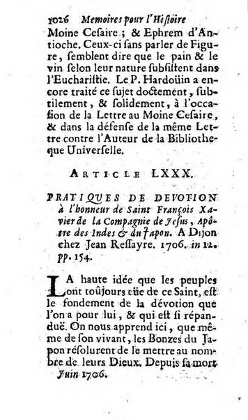 Mémoires pour l'histoire des sciences & des beaux-arts recüeillies par l'ordre de Son Altesse Serenissime Monseigneur Prince souverain de Dombes