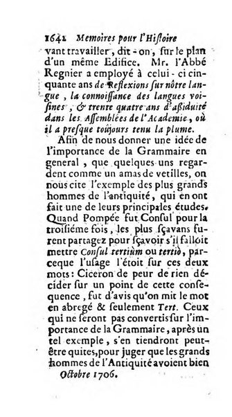 Mémoires pour l'histoire des sciences & des beaux-arts recüeillies par l'ordre de Son Altesse Serenissime Monseigneur Prince souverain de Dombes