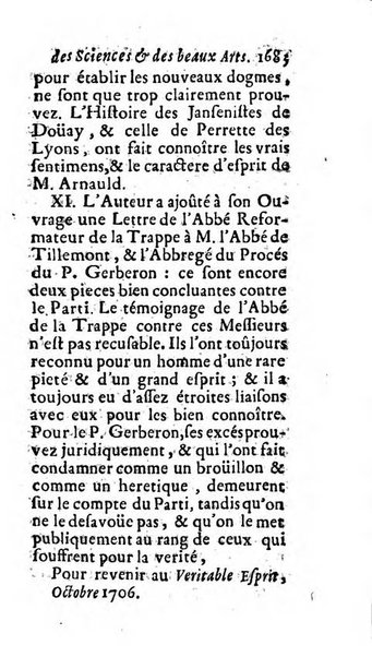 Mémoires pour l'histoire des sciences & des beaux-arts recüeillies par l'ordre de Son Altesse Serenissime Monseigneur Prince souverain de Dombes