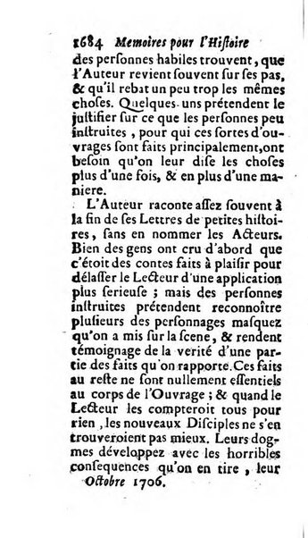 Mémoires pour l'histoire des sciences & des beaux-arts recüeillies par l'ordre de Son Altesse Serenissime Monseigneur Prince souverain de Dombes