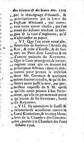 Mémoires pour l'histoire des sciences & des beaux-arts recüeillies par l'ordre de Son Altesse Serenissime Monseigneur Prince souverain de Dombes