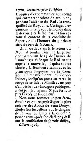 Mémoires pour l'histoire des sciences & des beaux-arts recüeillies par l'ordre de Son Altesse Serenissime Monseigneur Prince souverain de Dombes