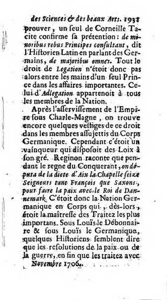 Mémoires pour l'histoire des sciences & des beaux-arts recüeillies par l'ordre de Son Altesse Serenissime Monseigneur Prince souverain de Dombes