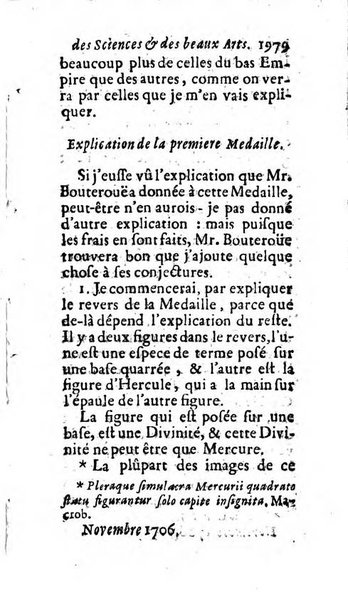 Mémoires pour l'histoire des sciences & des beaux-arts recüeillies par l'ordre de Son Altesse Serenissime Monseigneur Prince souverain de Dombes