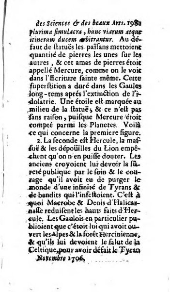 Mémoires pour l'histoire des sciences & des beaux-arts recüeillies par l'ordre de Son Altesse Serenissime Monseigneur Prince souverain de Dombes