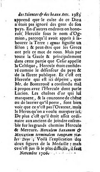 Mémoires pour l'histoire des sciences & des beaux-arts recüeillies par l'ordre de Son Altesse Serenissime Monseigneur Prince souverain de Dombes