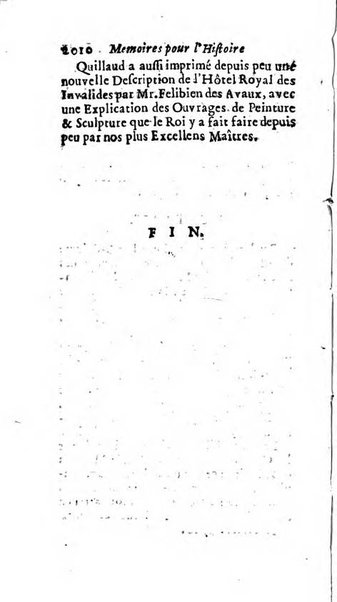 Mémoires pour l'histoire des sciences & des beaux-arts recüeillies par l'ordre de Son Altesse Serenissime Monseigneur Prince souverain de Dombes