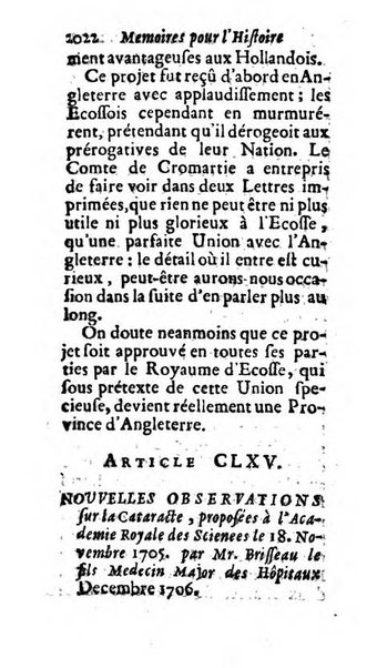 Mémoires pour l'histoire des sciences & des beaux-arts recüeillies par l'ordre de Son Altesse Serenissime Monseigneur Prince souverain de Dombes