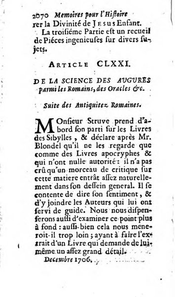 Mémoires pour l'histoire des sciences & des beaux-arts recüeillies par l'ordre de Son Altesse Serenissime Monseigneur Prince souverain de Dombes