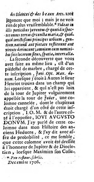 Mémoires pour l'histoire des sciences & des beaux-arts recüeillies par l'ordre de Son Altesse Serenissime Monseigneur Prince souverain de Dombes