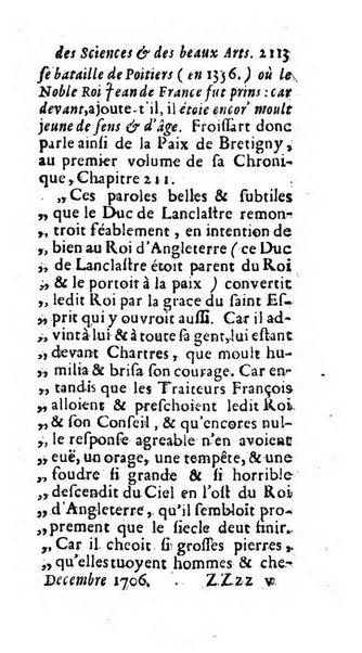 Mémoires pour l'histoire des sciences & des beaux-arts recüeillies par l'ordre de Son Altesse Serenissime Monseigneur Prince souverain de Dombes